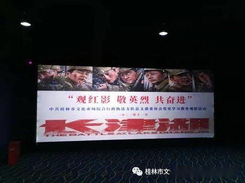 桂林市文化市场综合行政执法支队组织党员干部观看红色历史影片 长津湖